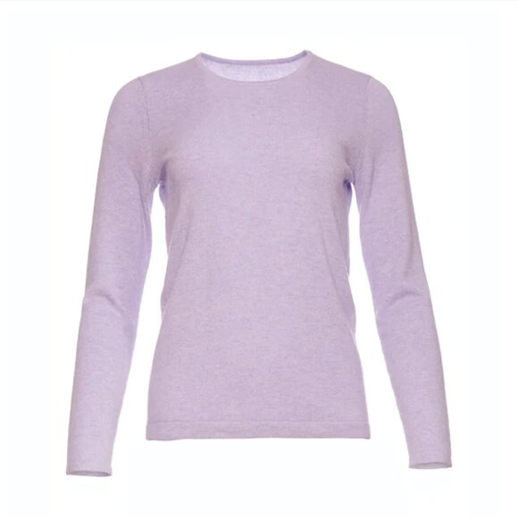 Charlotte Brody Perfect Crew Neck Sweater Womens XS Purple Long Sleeve Pullover - Picture 11 of 12